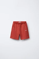 T-SHIRT AND BERMUDA SHORTS SET WITH TEXT
