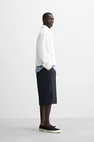 LYOCELL COTTON BLEND KANGAROO JACKET