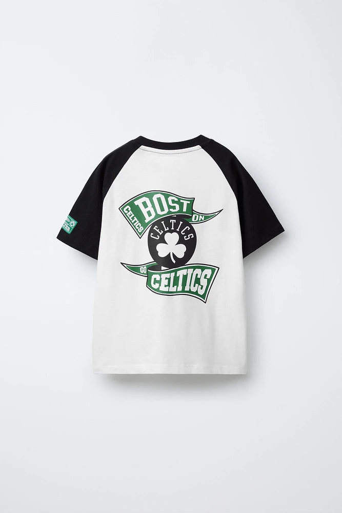BOSTON CELTICS NBA RAGLAN SLEEVE T-SHIRT