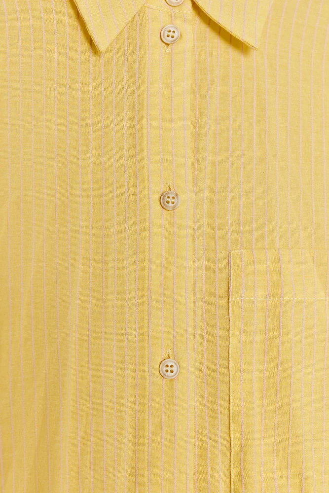 CHEMISE FROISSÉE À RAYURES ZW COLLECTION