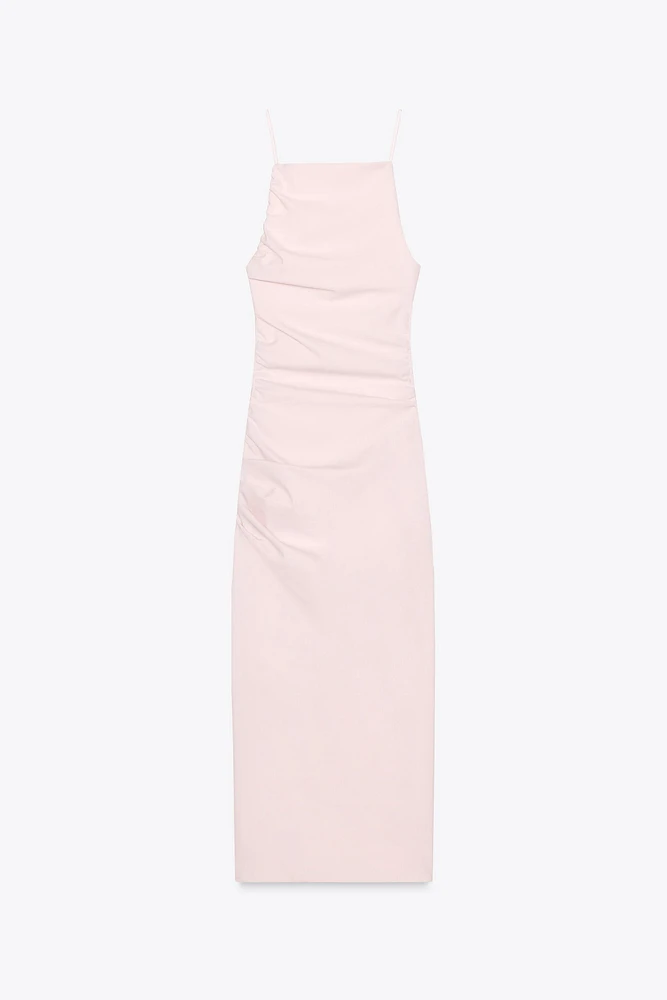 RUCHED STRETCH DRESS