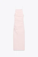 RUCHED STRETCH DRESS