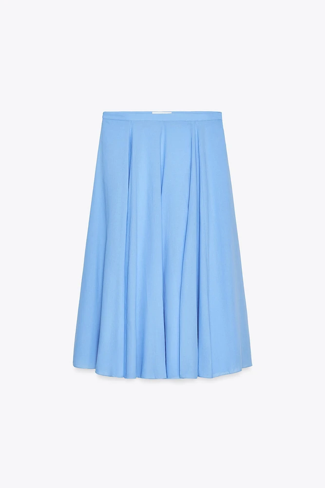 JUPE ÉVASÉE EN COTON ZW COLLECTION