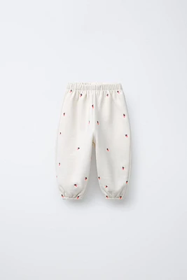 NEON EMBROIDERED PANTS