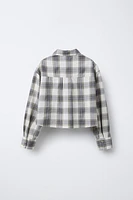 CHEMISE À CARREAUX NOUER