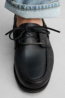 LIMITED EDITION LEATHER BOAT SHOES