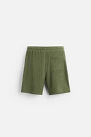 RELAXED FIT JACQUARD SHORTS