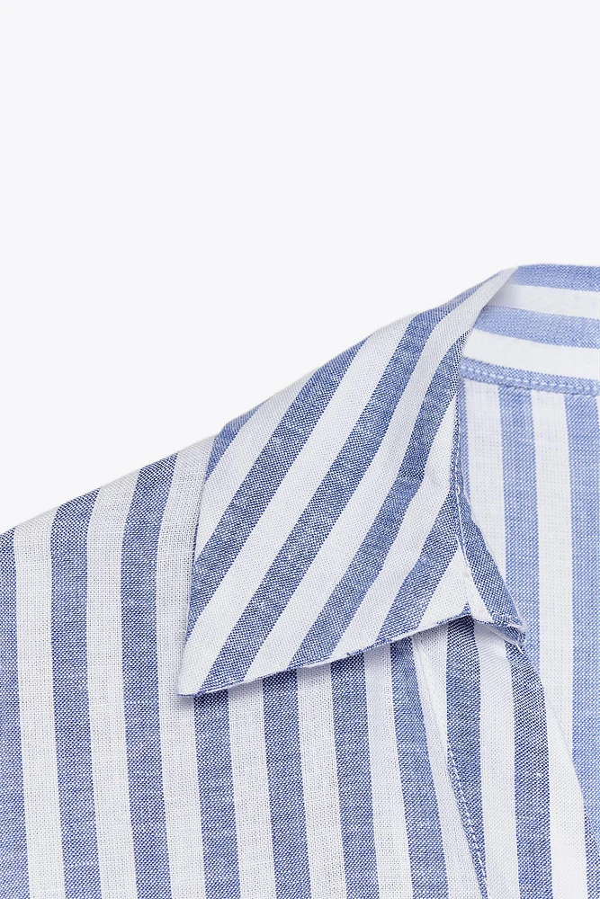 WIDE SLEEVE LINEN SHIRT