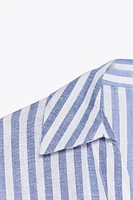 WIDE SLEEVE LINEN SHIRT