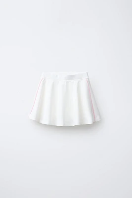 JUPE-SHORT BERMUDA CONTRASTE AVEC MODAL