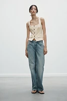 BUTTONED TOP