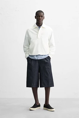 LYOCELL COTTON BLEND KANGAROO JACKET