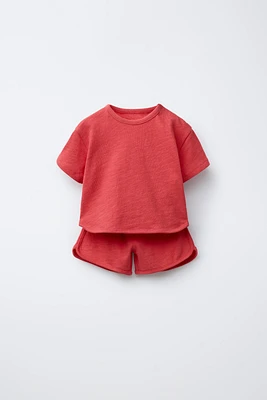 ENSEMBLE T-SHIRT ET BERMUDA UNI