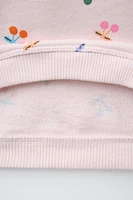 CHERRY PRINT SWEATSHIRT