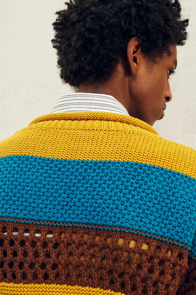 LIMITED EDITION COMBINED TEXTURES SWEATER