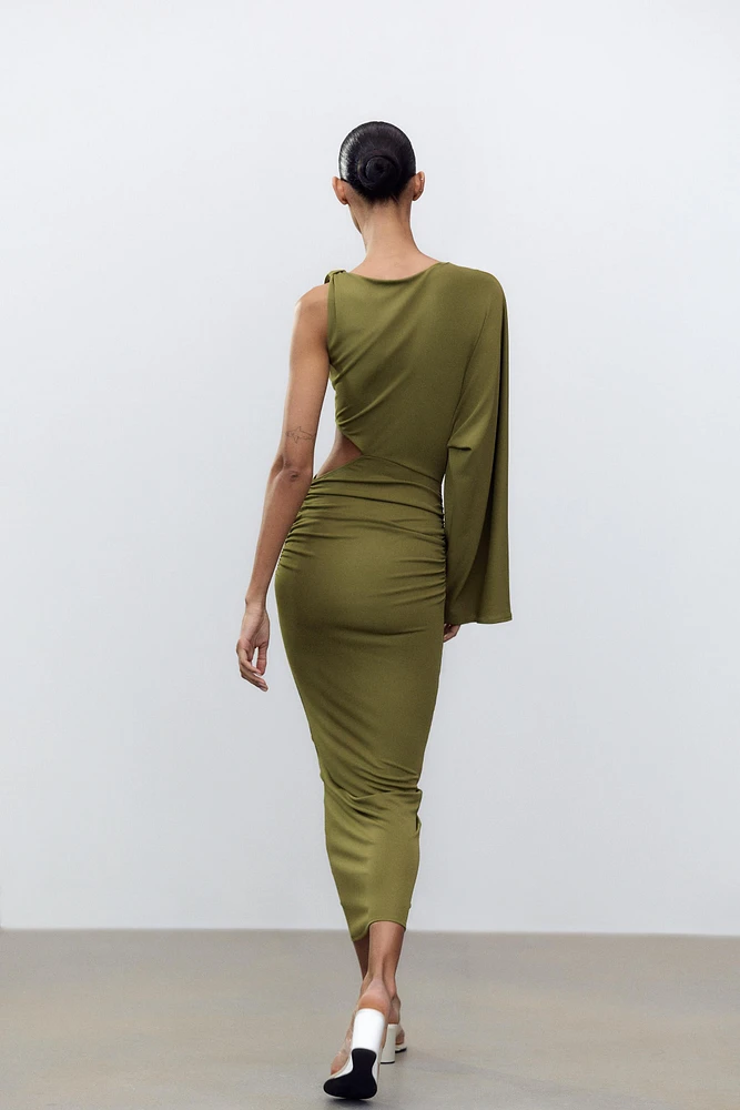CUT OUT MIDI DRESS