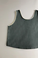 CHILDREN'S PLAIN COTTON BLOUSE
