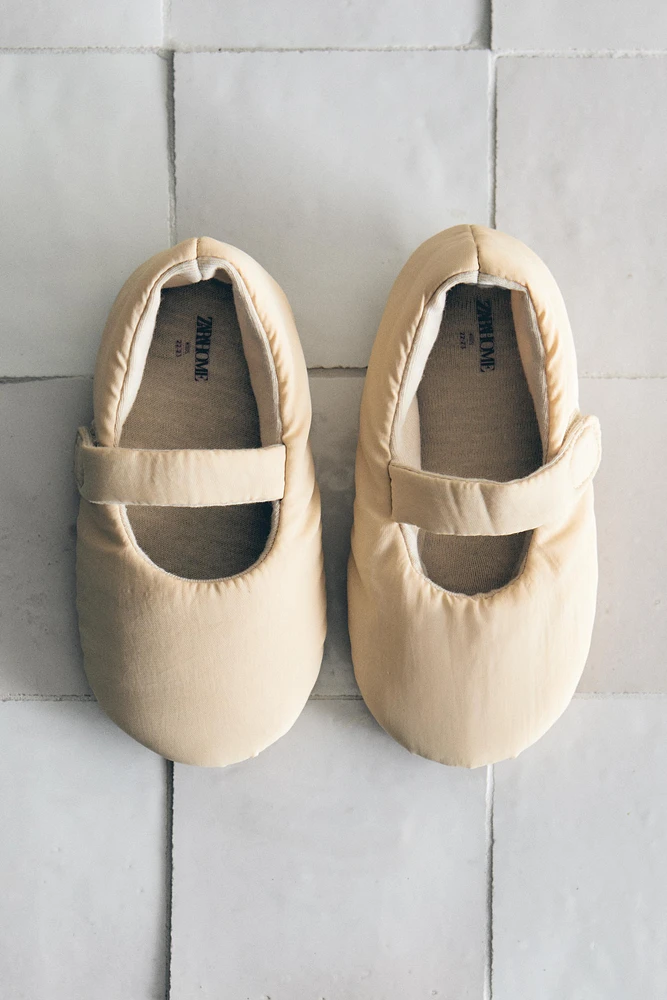 BALLERINES ENFANT TISSU