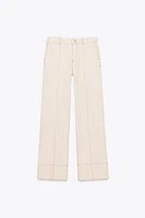 PANTALON BOOTCUT SURPIQÛRES