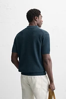 POLO EN MAILLE STRUCTURÉE