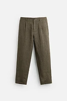 100% LINEN SUIT PANTS