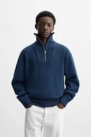 PULL À COL ZIP