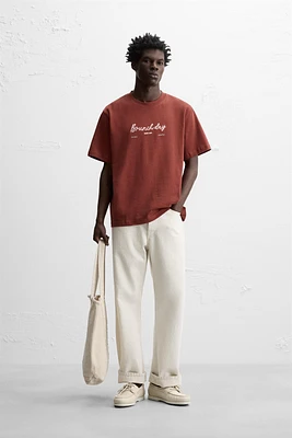 TEXT PRINT T-SHIRT