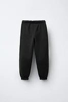 EMBROIDERED TEXT JOGGER PANTS