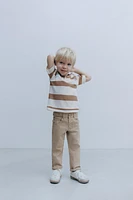 PANTALON EN SERGÉ REGULAR
