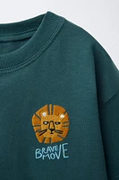 ANIMAL EMBROIDERY T-SHIRT