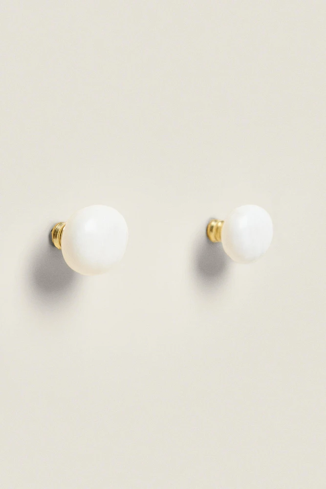 SET OF OVAL MARBLE KNOBS (SET OF 2)