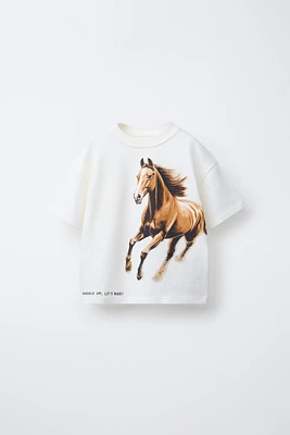 HORSE PRINT T-SHIRT