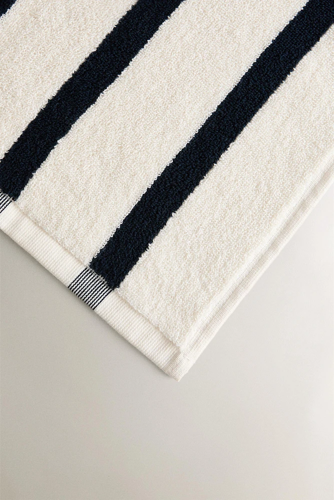 STRIPED COTTON BEACH TOWEL