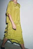 RUFFLED DRESS ZW COLLECTION