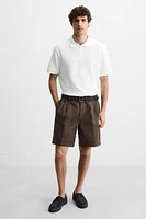 CASUAL LEATHER DECK SHOES