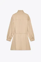 ROBE COURTE SATINÉE