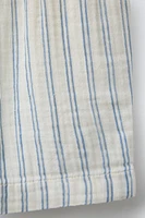 RELAXED STRIPED TEXTURED SHORTS