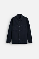 COTTON - LINEN OVERSHIRT