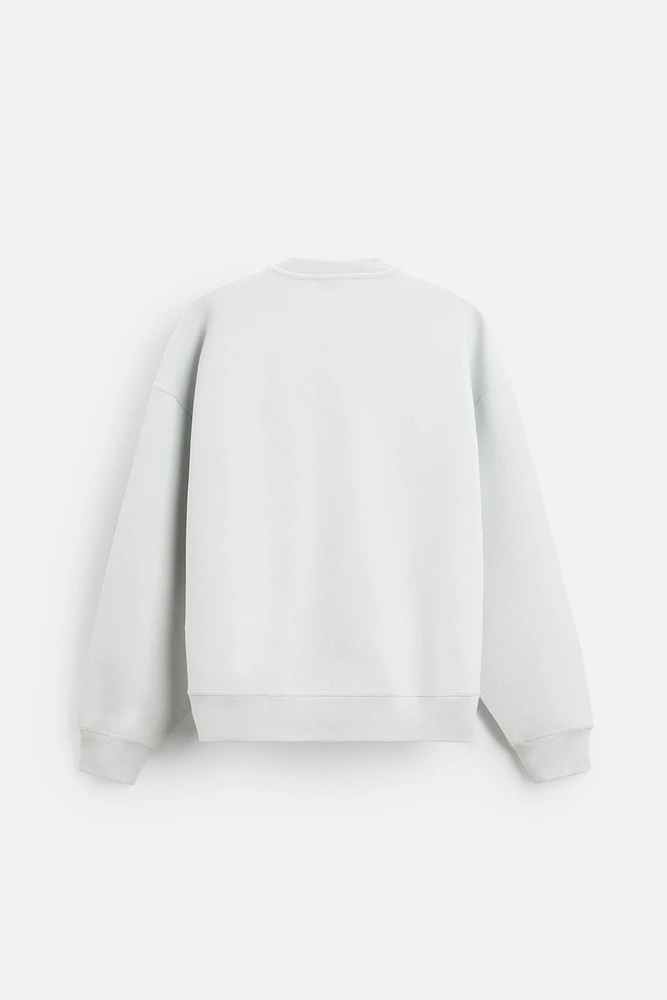 SWEAT RAS DU COU À PIÈCE