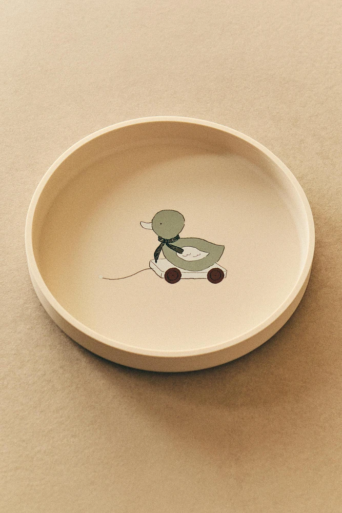 CHILDREN’S DUCK SILICONE PLATE