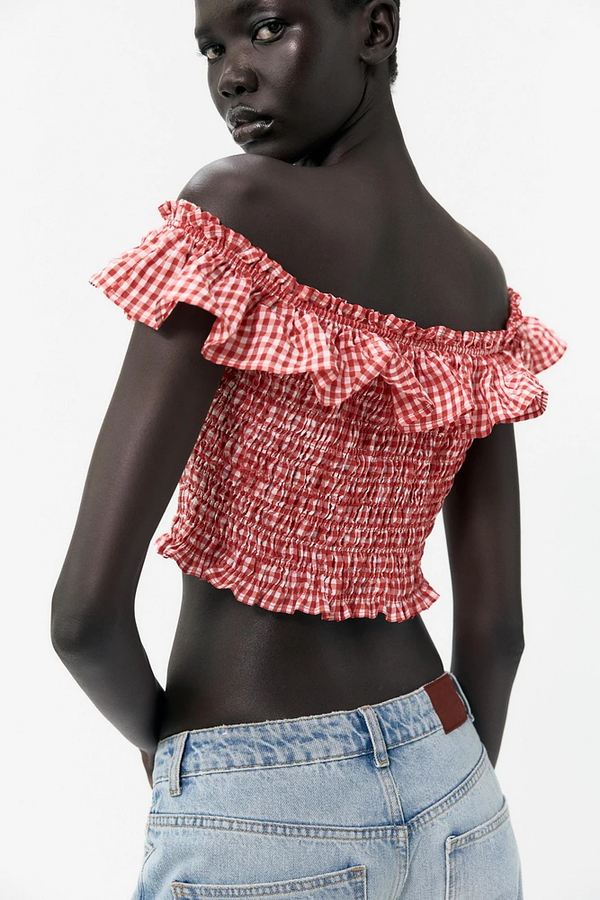 GINGHAM TOP