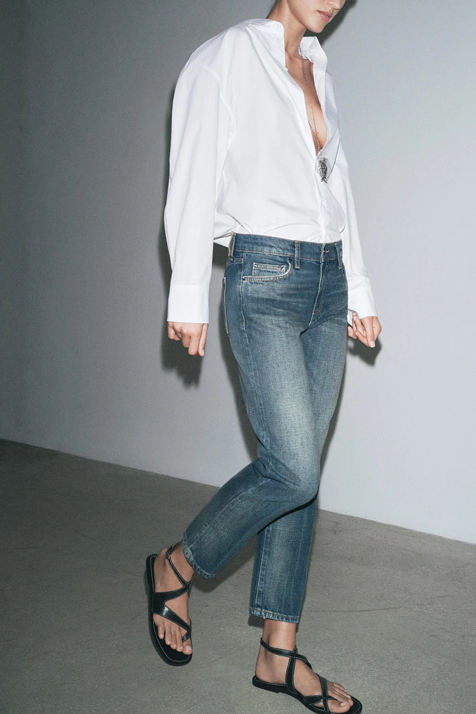 JEAN ZW COLLECTION DROIT TAILLE BASSE 7/8
