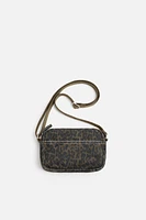 SAC BANDOULIÈRE À IMPRIMÉ ANIMALIER