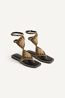 LIMITED EDITION SUEDE STUDDED SANDALS