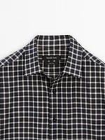 100% cotton regular fit check shirt