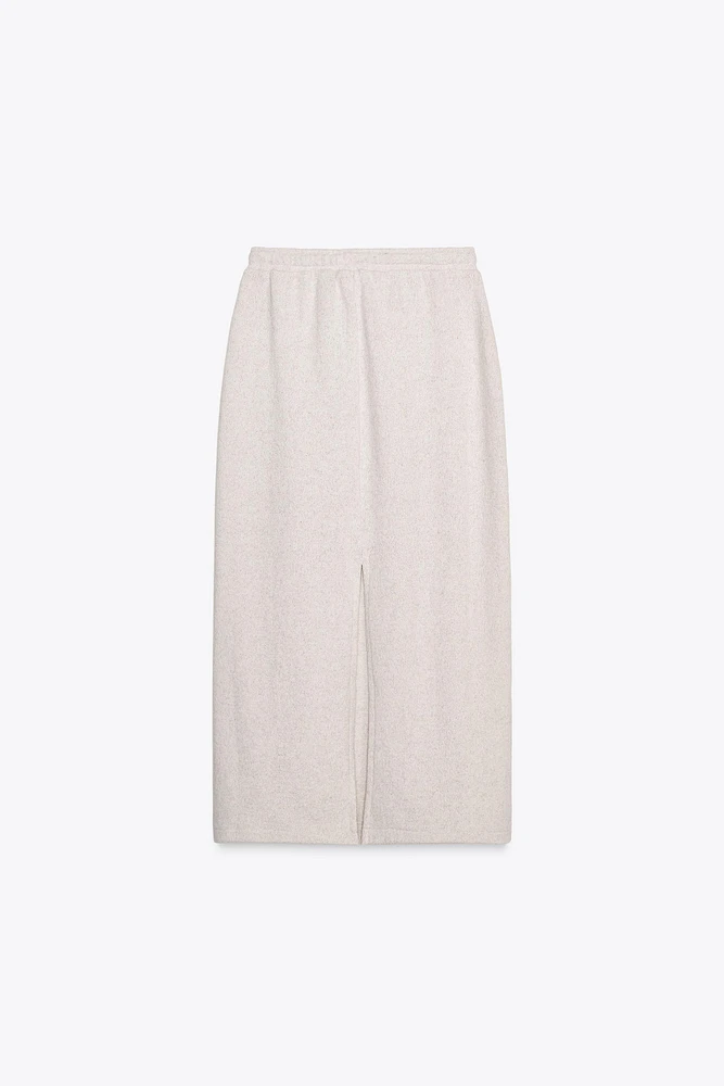 SOFT RUSTIC MIDI SKIRT