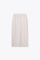 SOFT RUSTIC MIDI SKIRT