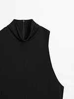 Halter dress with gathered detail - Studio