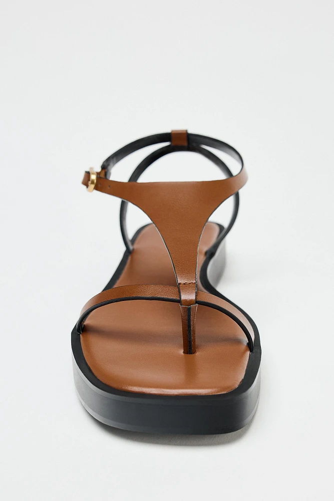 STRAPPY PLATFORM SANDALS