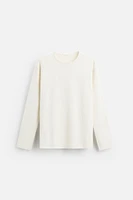 RIBBED TEXTURED T-SHIRT